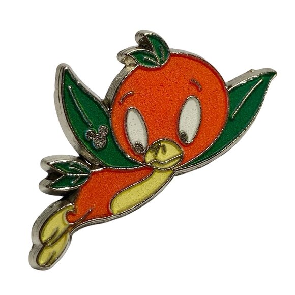Disney Orange Bird Trading Pin Enamel Hidden Mickey Series Flying - Picture 1 of 8